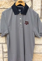 Cutter and Buck Texas A&M Aggies Mens Charcoal Trevor Short Sleeve Polo