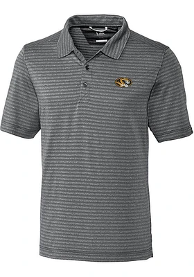 Cutter and Buck Missouri Tigers Mens Grey Cascade Short Sleeve Polo