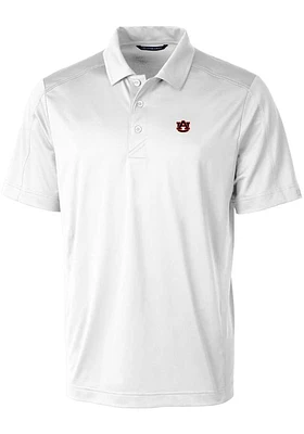 Cutter and Buck Auburn Tigers Mens Prospect Textured Short Sleeve Polo