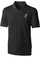 Cutter and Buck Cincinnati Bearcats Mens Black Forge Style Short Sleeve Polo