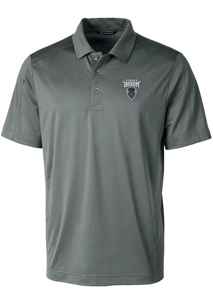 Cutter and Buck Howard Bison Mens Prospect Textured Short Sleeve Polo