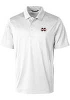 Cutter and Buck Mississippi State Bulldogs Mens Prospect Textured Short Sleeve Polo