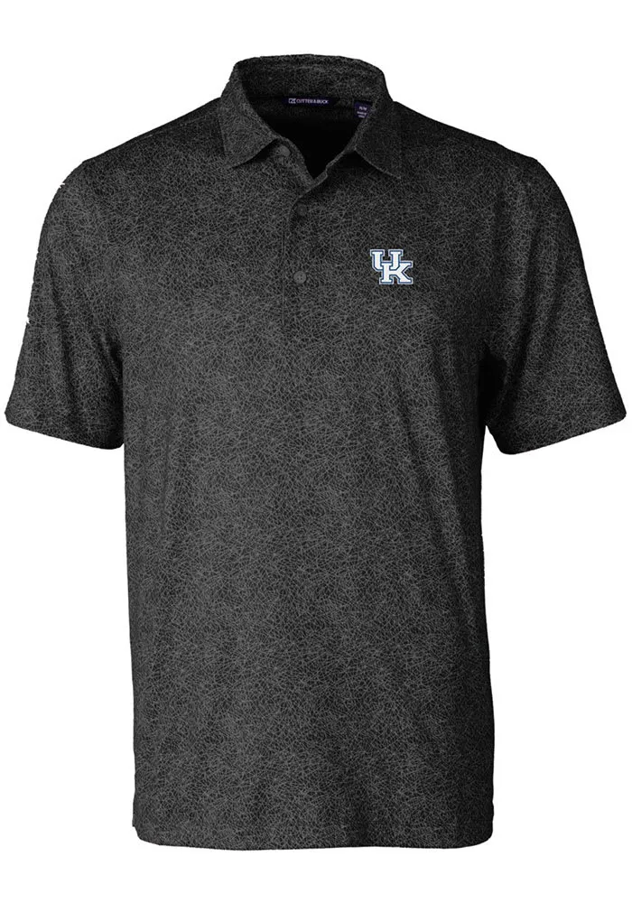 Cutter and Buck Kentucky Wildcats Mens Pike Constellation Short Sleeve Polo