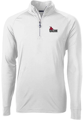 Cutter and Buck Central Missouri Mules Mens Adapt Eco Knit Long Sleeve Qtr Zip Pullover