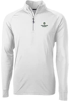 Cutter and Buck Colorado State Rams Mens Adapt Eco Knit Long Sleeve Qtr Zip Pullover