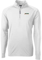 Cutter and Buck Florida A&M Rattlers Mens Adapt Eco Knit Long Sleeve Qtr Zip Pullover