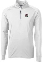 Cutter and Buck Georgia Bulldogs Mens Adapt Eco Knit Long Sleeve Qtr Zip Pullover