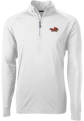 Cutter and Buck Illinois State Redbirds Mens Adapt Eco Knit Long Sleeve Qtr Zip Pullover