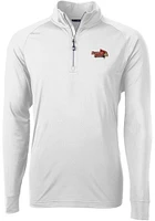 Cutter and Buck Illinois State Redbirds Mens Adapt Eco Knit Long Sleeve Qtr Zip Pullover