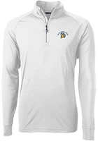 Cutter and Buck San Jose State Spartans Mens Adapt Eco Knit Long Sleeve Qtr Zip Pullover