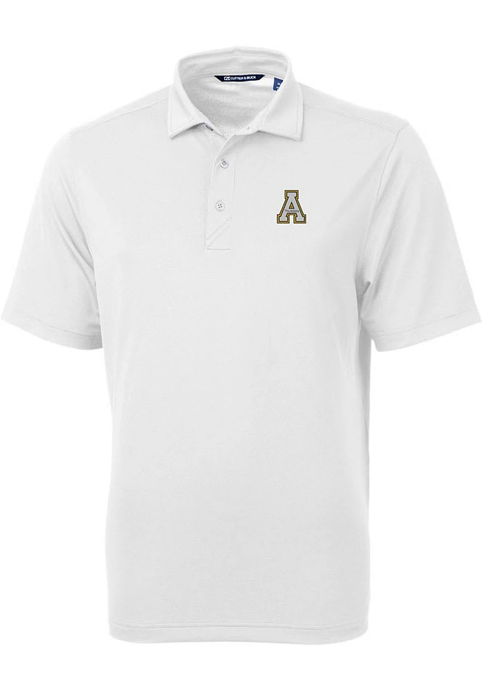 Cutter and Buck Appalachian State Mountaineers Mens Virtue Eco Pique Short Sleeve Polo