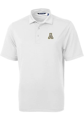 Cutter and Buck Appalachian State Mountaineers Mens Virtue Eco Pique Short Sleeve Polo