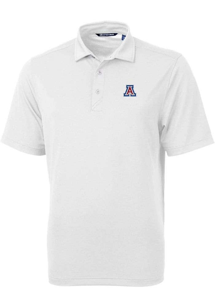 Cutter and Buck Arizona Wildcats Mens Virtue Eco Pique Short Sleeve Polo