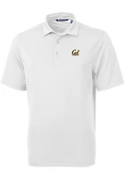 Cutter and Buck Cal Golden Bears Mens Virtue Eco Pique Short Sleeve Polo