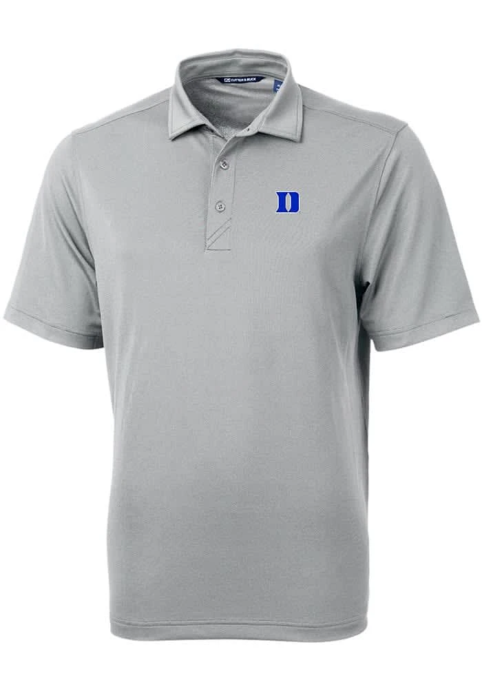 Cutter and Buck Duke Blue Devils Mens Virtue Eco Pique Short Sleeve Polo