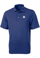 Cutter and Buck Duke Blue Devils Mens Virtue Eco Pique Short Sleeve Polo