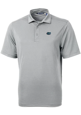Cutter and Buck Florida Gators Mens Virtue Eco Pique Short Sleeve Polo