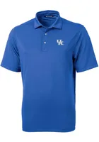 Cutter and Buck Kentucky Wildcats Mens Virtue Eco Pique Short Sleeve Polo