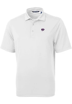 Cutter and Buck K-State Wildcats Mens Virtue Eco Pique Short Sleeve Polo