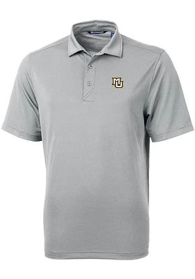 Cutter and Buck Marquette Golden Eagles Mens Virtue Eco Pique Short Sleeve Polo