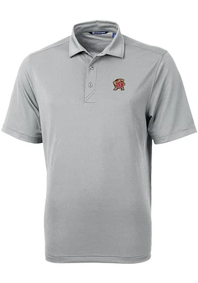 Cutter and Buck Maryland Terrapins Mens Virtue Eco Pique Short Sleeve Polo