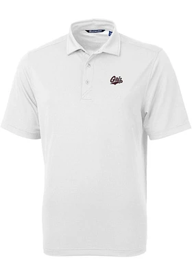 Cutter and Buck Montana Grizzlies Mens Virtue Eco Pique Short Sleeve Polo