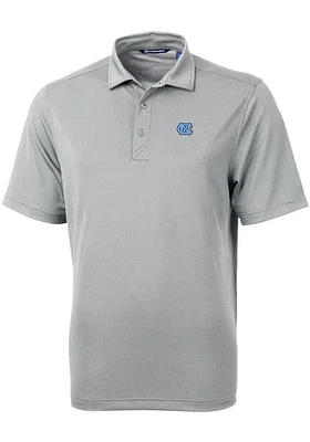 Cutter and Buck North Carolina Tar Heels Mens Virtue Eco Pique Short Sleeve Polo