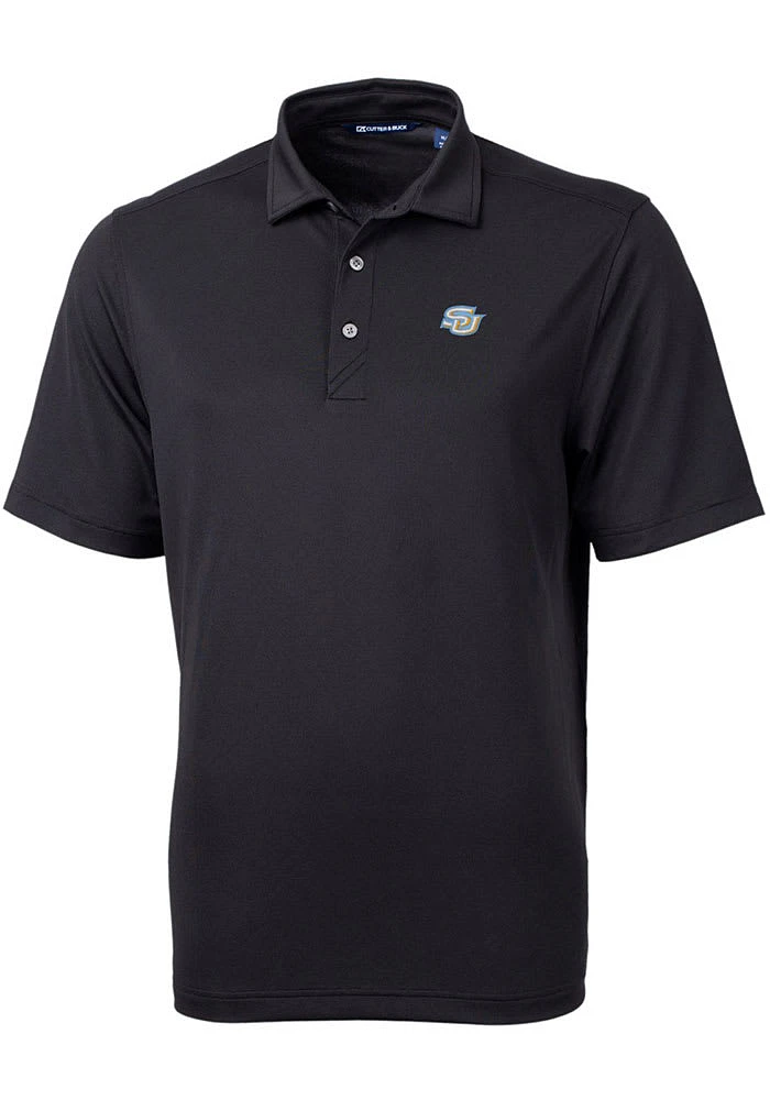 Cutter and Buck Southern University Jaguars Mens Virtue Eco Pique Short Sleeve Polo