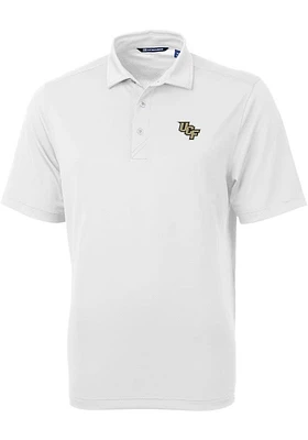 Cutter and Buck UCF Knights Mens Virtue Eco Pique Short Sleeve Polo