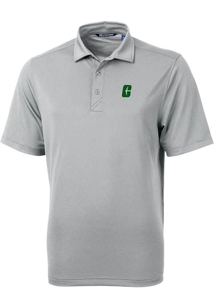 Cutter and Buck UNCC 49ers Mens Virtue Eco Pique Short Sleeve Polo