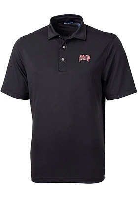Cutter and Buck UNLV Runnin Rebels Mens Virtue Eco Pique Short Sleeve Polo