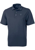 Cutter and Buck Villanova Wildcats Mens Navy Blue Virtue Eco Pique Short Sleeve Polo
