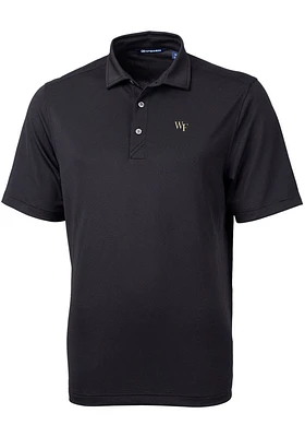 Cutter and Buck Wake Forest Demon Deacons Mens Virtue Eco Pique Short Sleeve Polo