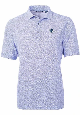 Cutter and Buck Seton Hall Pirates Mens Virtue Eco Pique Botanical Short Sleeve Polo