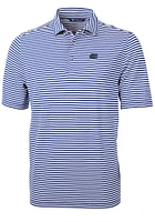 Cutter and Buck Florida Gators Mens Virtue Eco Pique Stripe Short Sleeve Polo