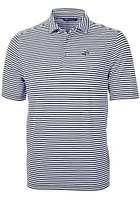 Cutter and Buck Montana State Bobcats Mens Navy Blue Virtue Eco Pique Stripe Short Sleeve Polo