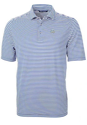 Cutter and Buck Southern University Jaguars Mens Virtue Eco Pique Stripe Short Sleeve Polo