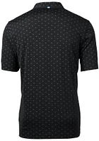Cutter and Buck Memphis Tigers Mens Black Virtue Eco Pique Tile Short Sleeve Polo