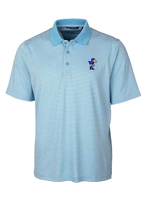 Cutter and Buck Kansas Jayhawks Mens Forge Short Sleeve Polo