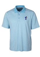 Cutter and Buck Kansas Jayhawks Mens Forge Short Sleeve Polo