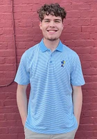 Cutter and Buck Kansas Jayhawks Mens Forge Short Sleeve Polo