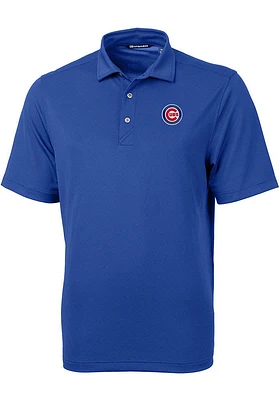 Cutter and Buck Chicago Cubs Mens Virtue Short Sleeve Polo