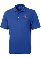 Cutter and Buck Chicago Cubs Mens Virtue Short Sleeve Polo
