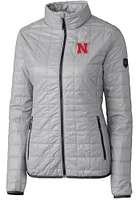 Cutter and Buck Nebraska Cornhuskers Womens Rainier PrimaLoft Puffer Filled Jacket