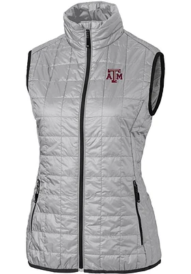 Cutter and Buck Texas A&M Aggies Womens Rainier PrimaLoft Puffer Vest