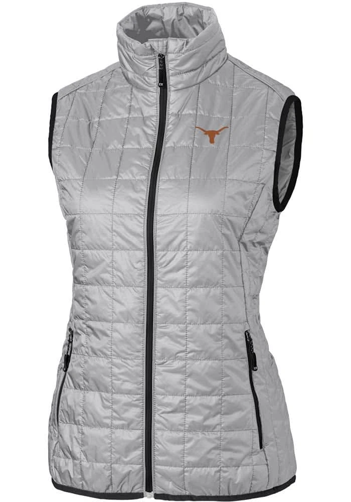 Cutter and Buck Texas Longhorns Womens Rainier PrimaLoft Puffer Vest