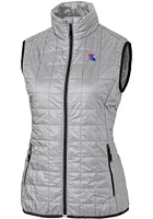 Cutter and Buck Louisiana Tech Bulldogs Womens Rainier PrimaLoft Puffer Vest