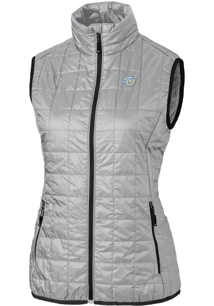 Cutter and Buck Southern University Jaguars Womens Rainier PrimaLoft Puffer Vest