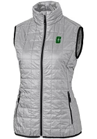 Cutter and Buck UNCC 49ers Womens Grey Rainier PrimaLoft Puffer Vest