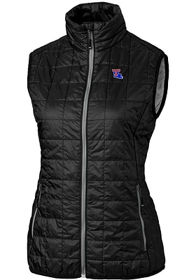 Cutter and Buck Louisiana Tech Bulldogs Womens Rainier PrimaLoft Puffer Vest